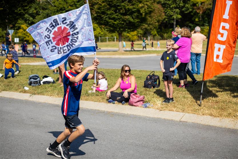 Students enjoy the Nolensville Elementary Fun Run